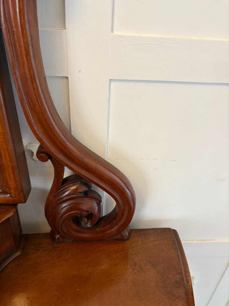 Antique Victorian Quality Mahogany Dressing Table - Image 8